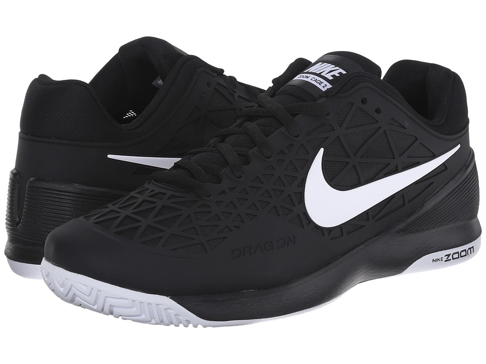 Nike - Zoom Cage 2 (Black/White 1) Men