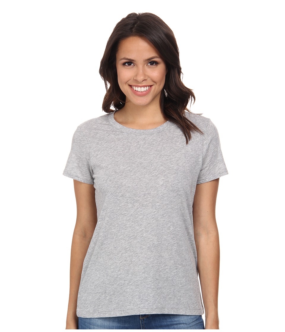 Michael Stars - Short Sleeve Crew Neck Tee (Heather Grey) Women
