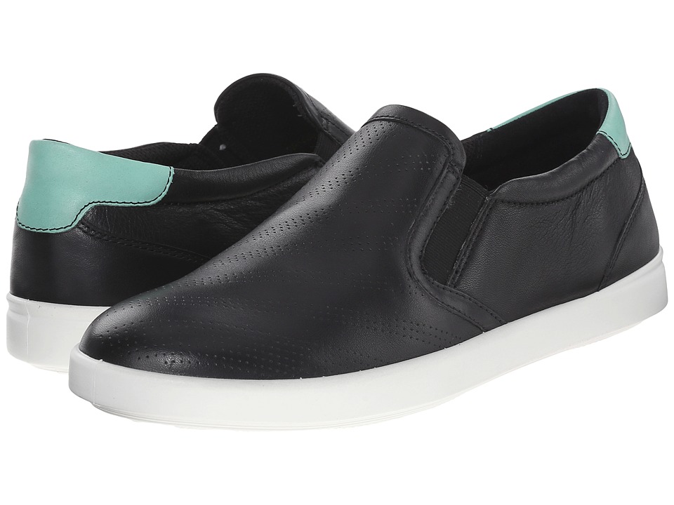 ECCO Aimee Sport Slip-On (Black/Granite Green) Women