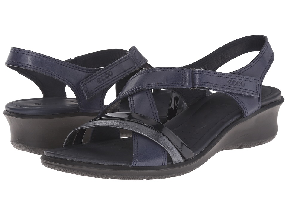 ECCO Felicia Sandal (Marine/Black/Marine) Women