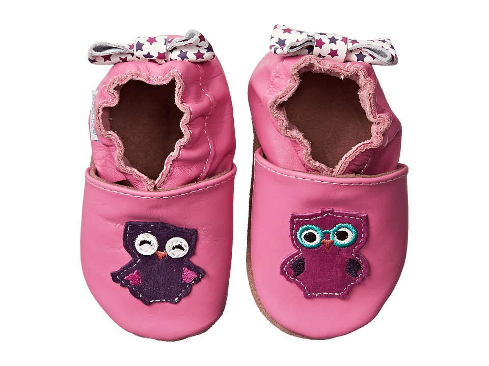 Robeez Owlivia Soft Sole Infant/Toddler Azalea Girls Shoes
