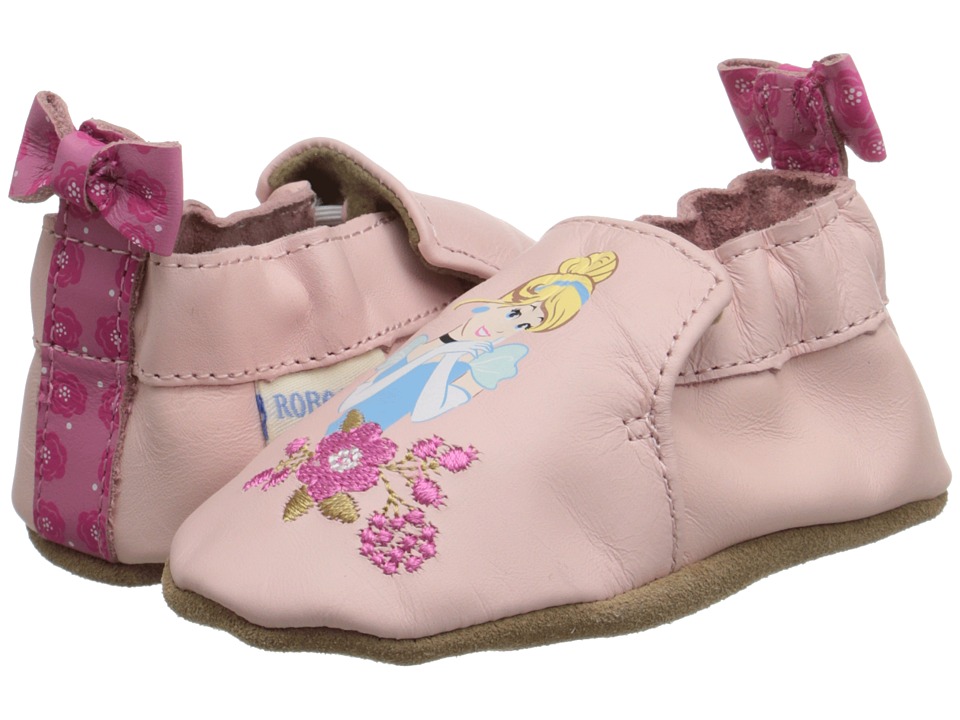 Robeez Disney Baby By Robeez Cinderella Soft Sole Infant/Toddler Pink Girls Shoes