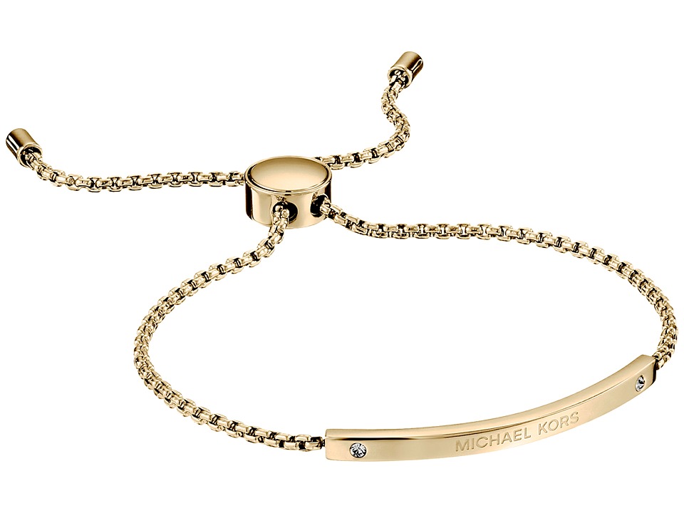 Michael Kors Logo Bracelet Slider Bracelet Gold Bracelet