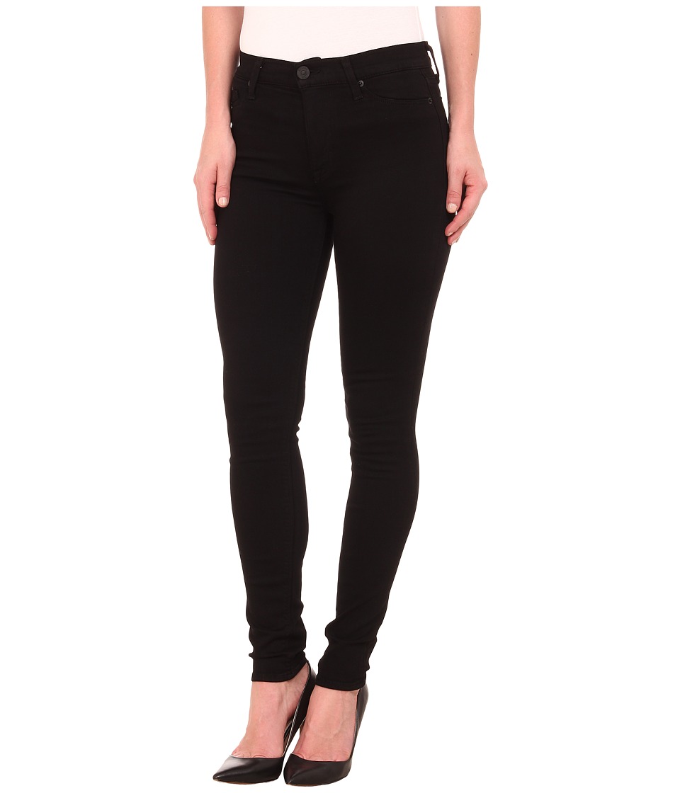 Hudson Barbara High Rise Skinny Jeans in Black (Black) Women