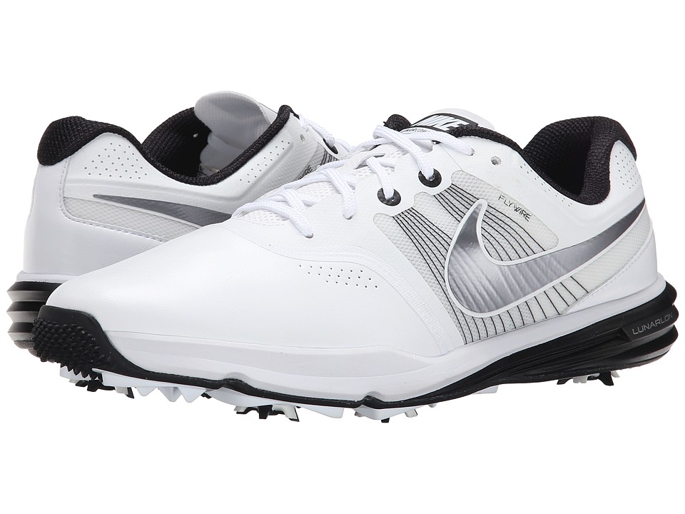 Nike Golf - Lunar Command (White/Black/Metallic Cool Grey) Men