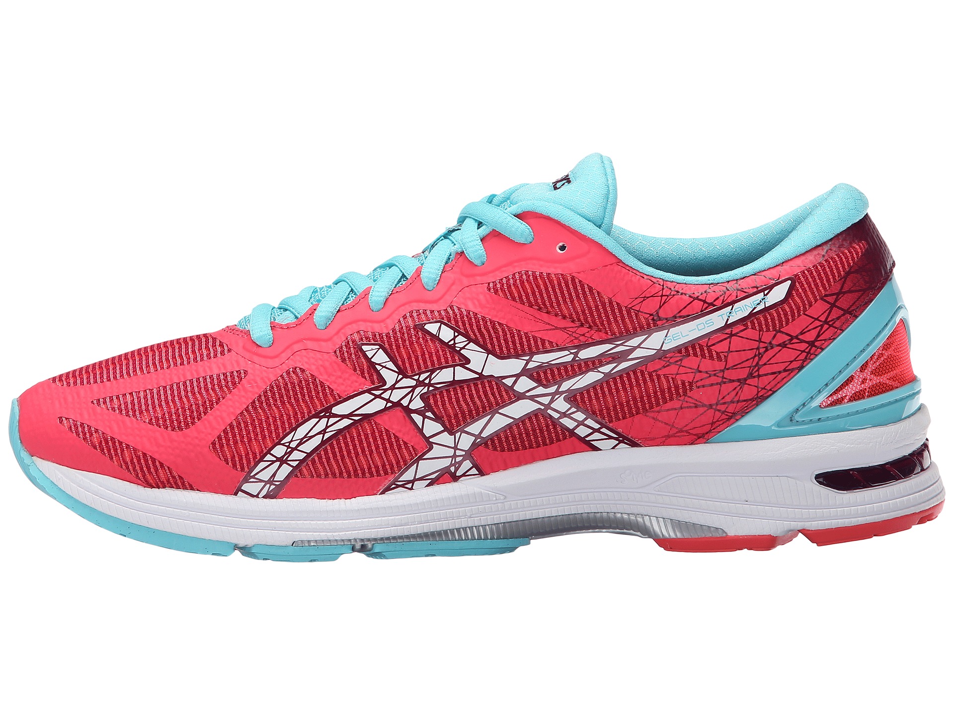 trainer sneakers asics gel ds trainer 174 21 pink white turquoise trainer sneakers asics gel ds trainer 174 21 pink white turquoise
