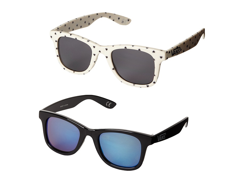 Vans Janelle Hipster Two Pack Sunglasses Classic White/Black Fashion Sunglasses