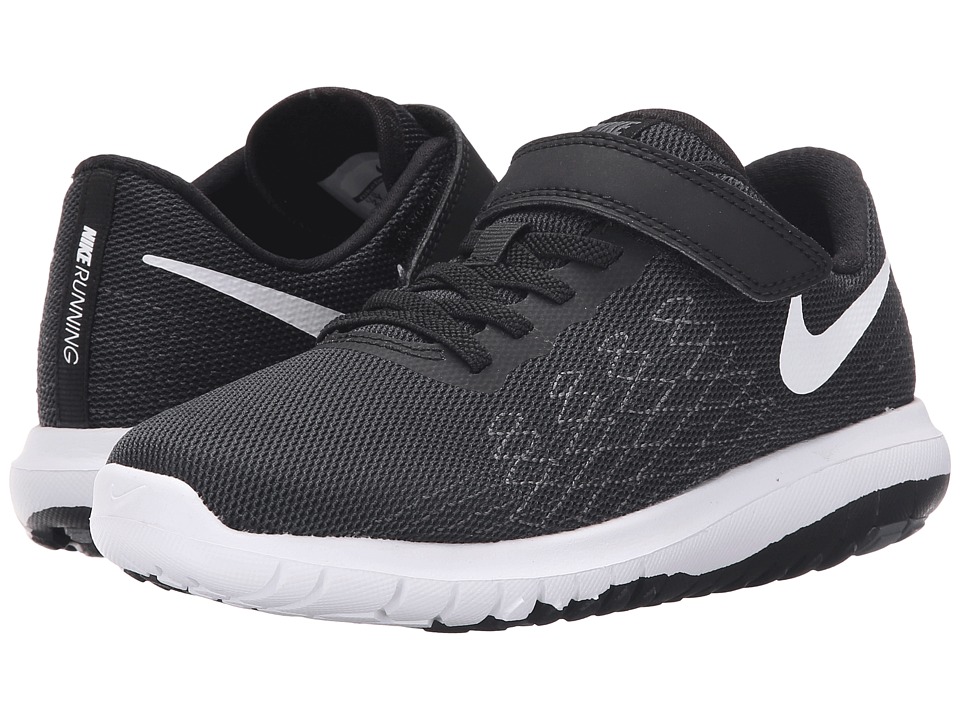 Nike Kids Flex Fury 2 (Little Kid) (Black/Dark Grey/Anthracite/White) Boys Shoes