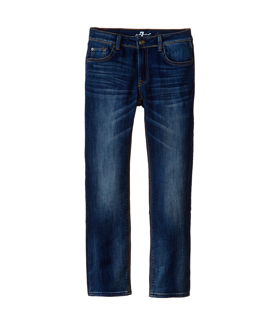 7 For All Mankind Kids Slimmy Jeans in Heritage Blue (Big Kids) (Heritage Blue) Boy