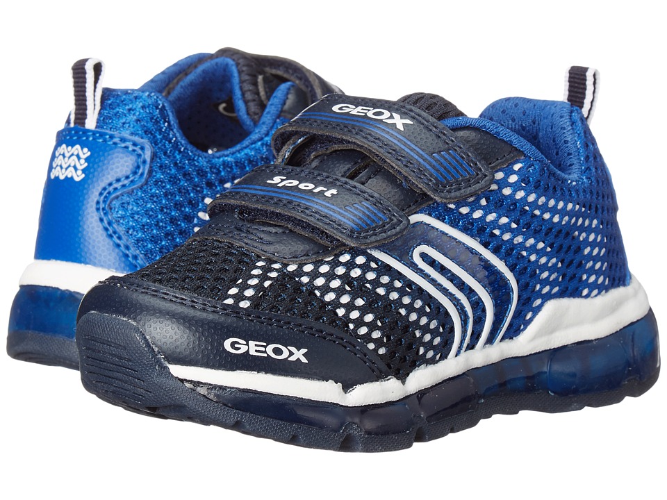 Geox Kids - Jr Android Boy 7 (Toddler\/Little Kid) (Navy\/Royal) Boy's Shoes