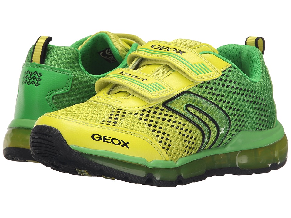 Geox Kids - Jr Android Boy 7 (Little Kid\/Big Kid) (Green\/Lime) Boy's Shoes
