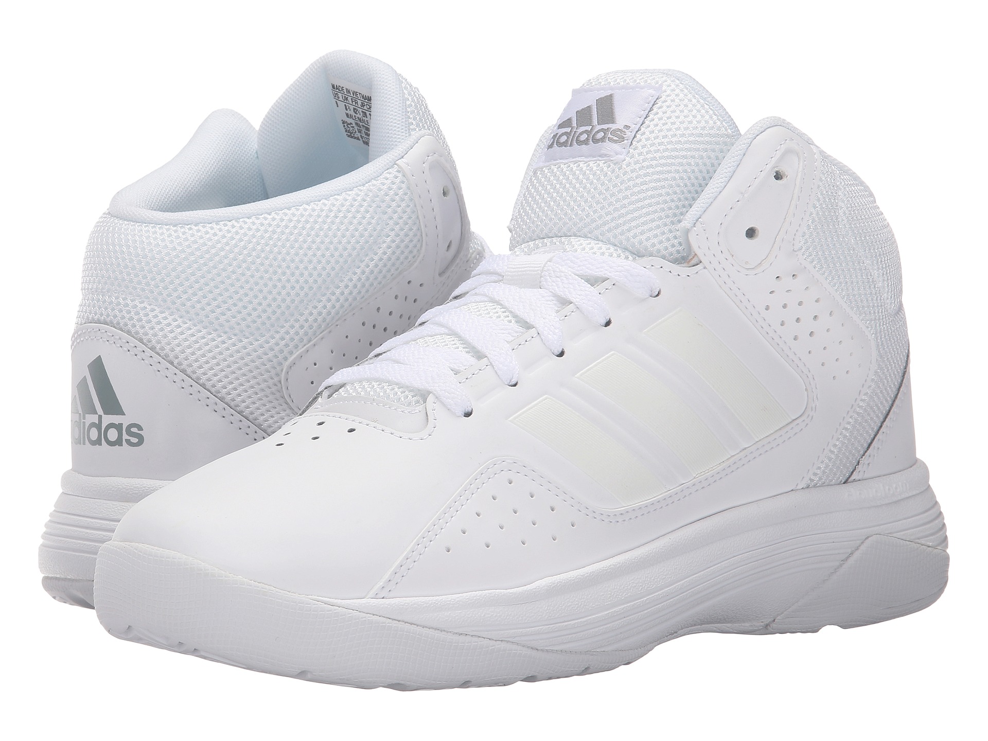 adidas Cloudfoam Ilation Mid White/White/Clear Onix ...