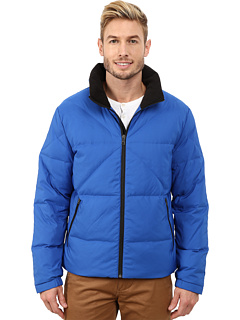 Nautica Solid Down Quilted Jacket   Crest Blue