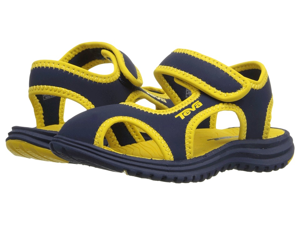 Teva Kids Tidepool CT Toddler Navy/Yellow Boys Shoes
