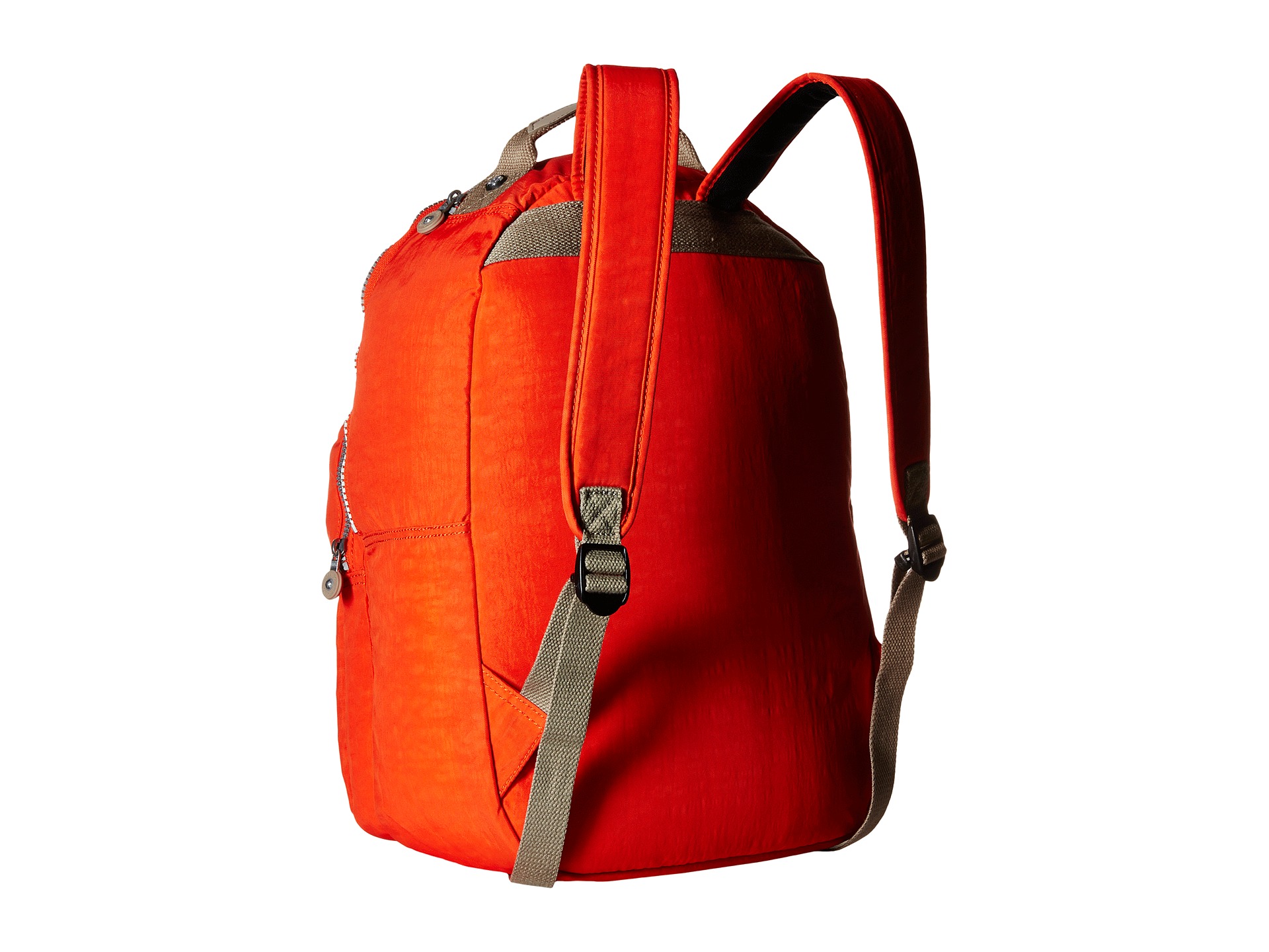 kipling orange backpack