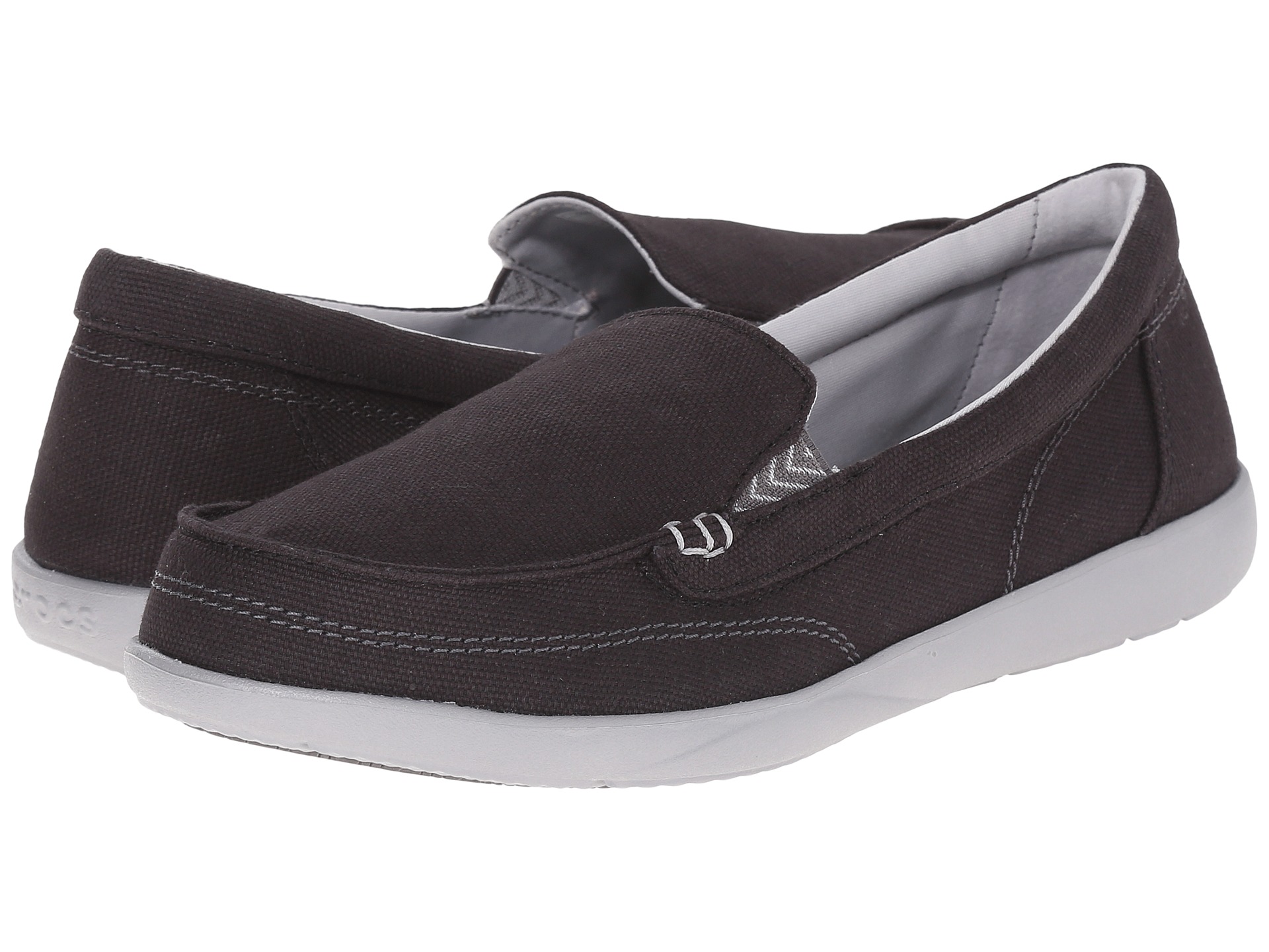 crocs canvas loafer crocs walu ii canvas loafer black graphite zappos crocs canvas loafer crocs walu ii canvas loafer black graphite zappos