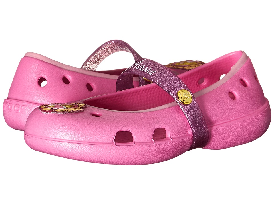 Crocs Kids Keeley Disney Princess Flat Toddler/Little Kid Party Pink Girls Shoes
