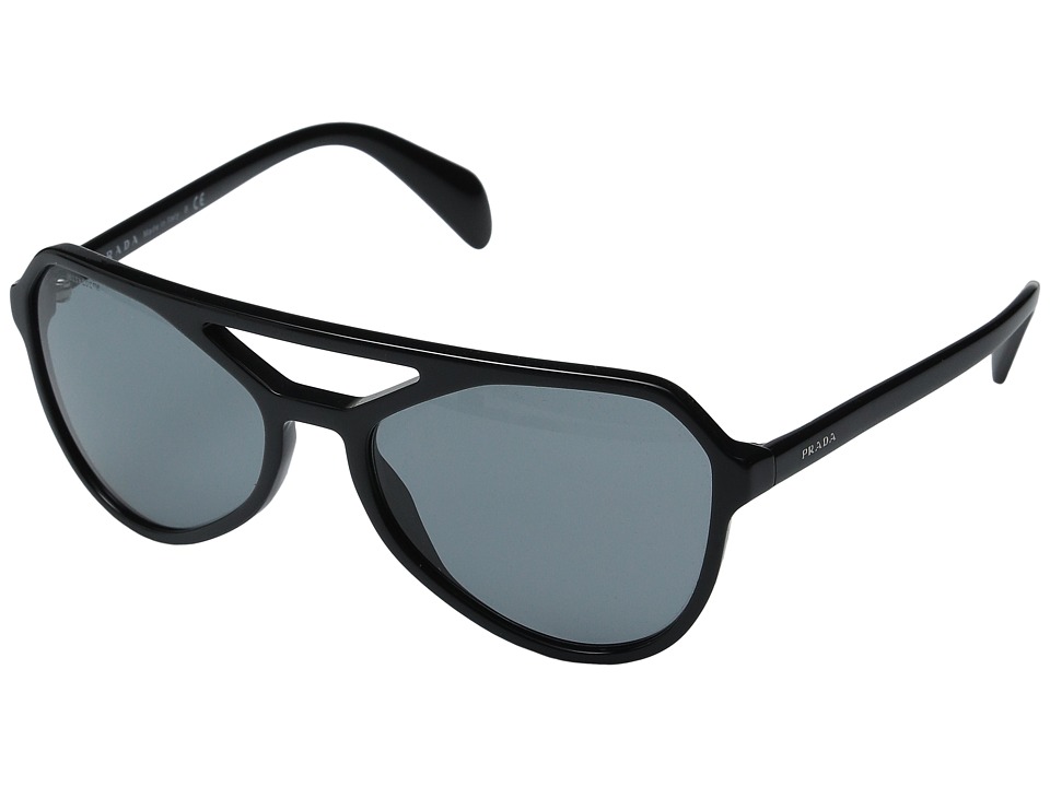 Prada 0PR 22RS Black/Dark Grey Fashion Sunglasses