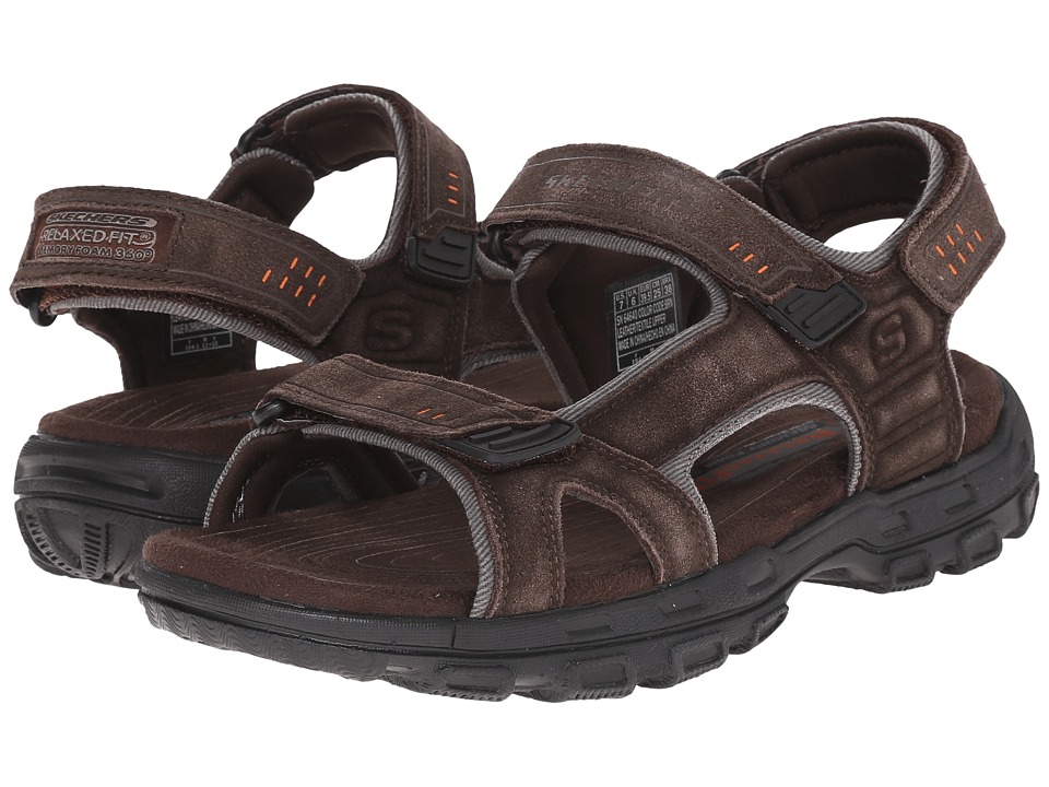 skechers sandals marron