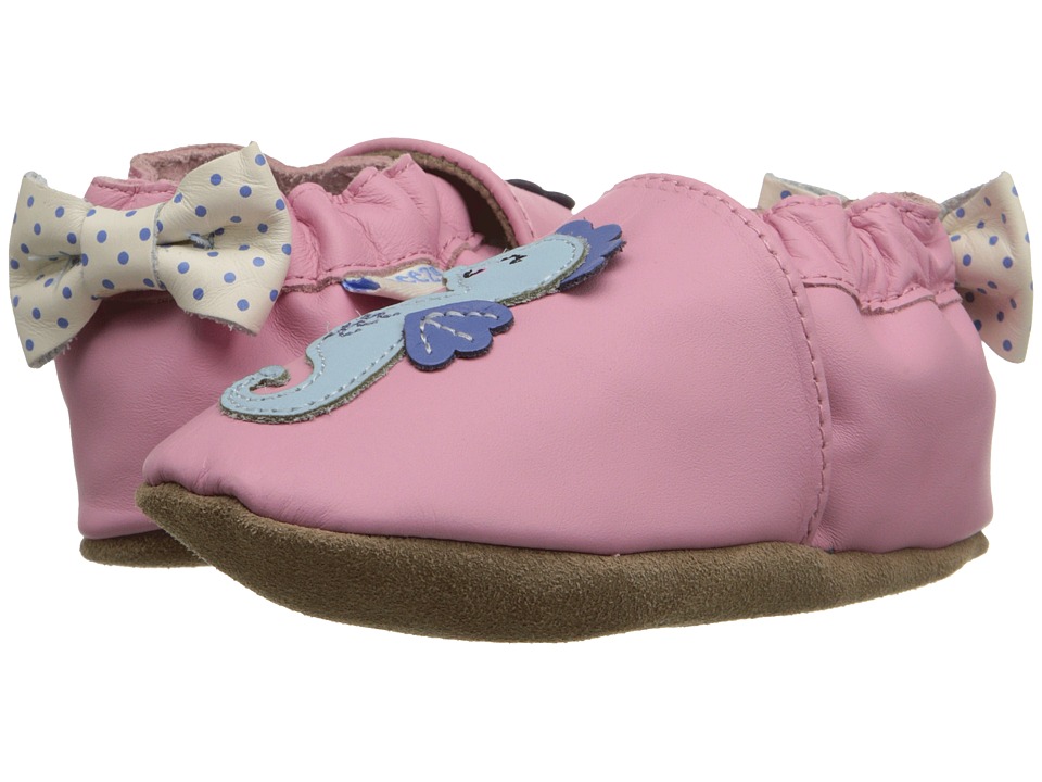Robeez Sally Seahorse Soft Sole Infant/Toddler Pastel Pink Girls Shoes