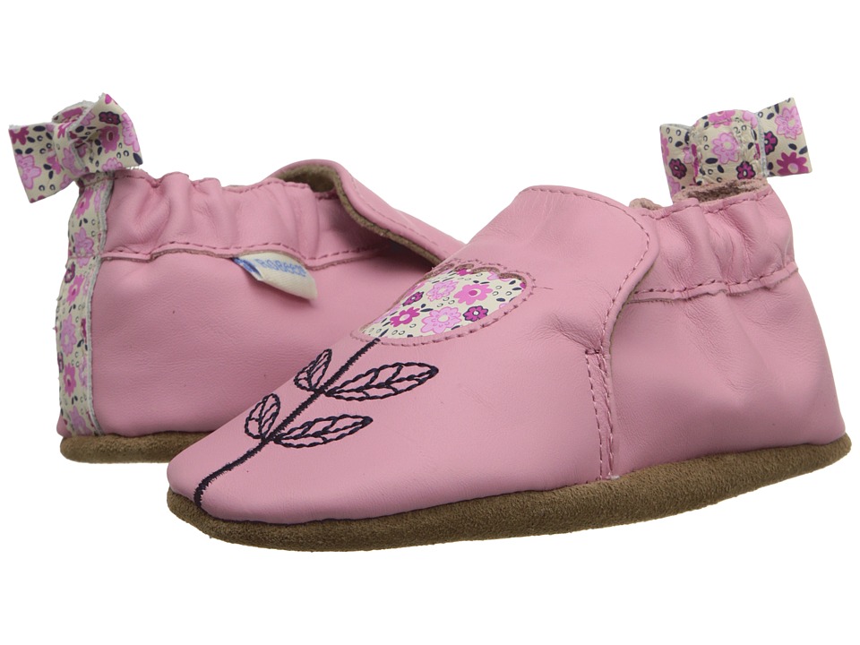 Robeez Tina Tulip Soft Sole Infant/Toddler Prism Pink Girls Shoes
