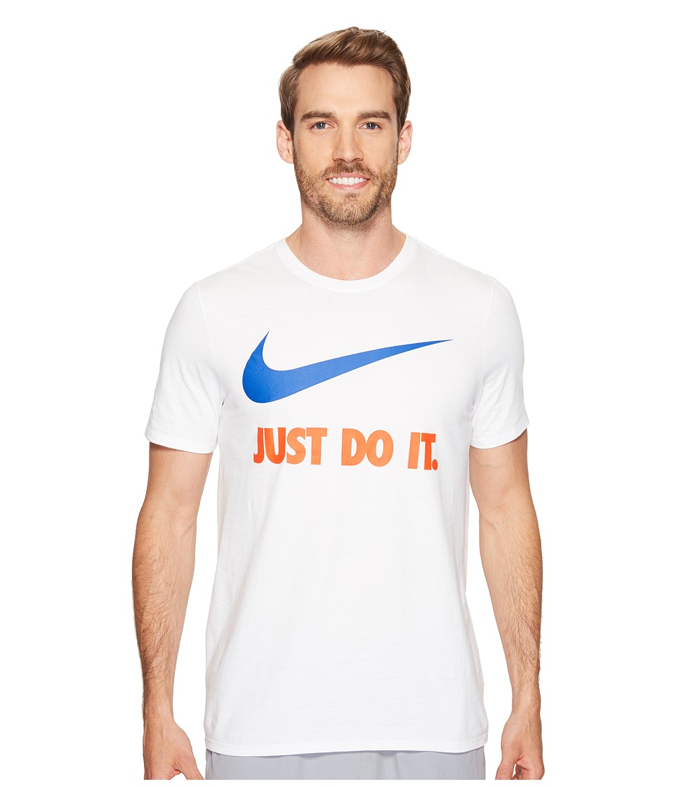 Nike Just Do It Swoosh Tee (White) Men