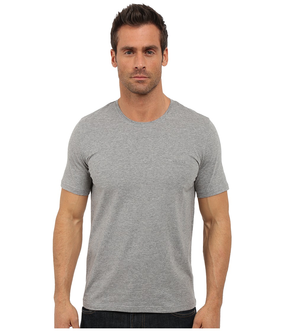 BOSS Hugo Boss Short Sleeve Crew Basic Boss Tee (Open Grey) Men