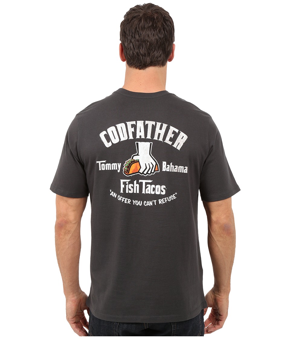 Tommy Bahama - The Codfather Tee (Coal) Men