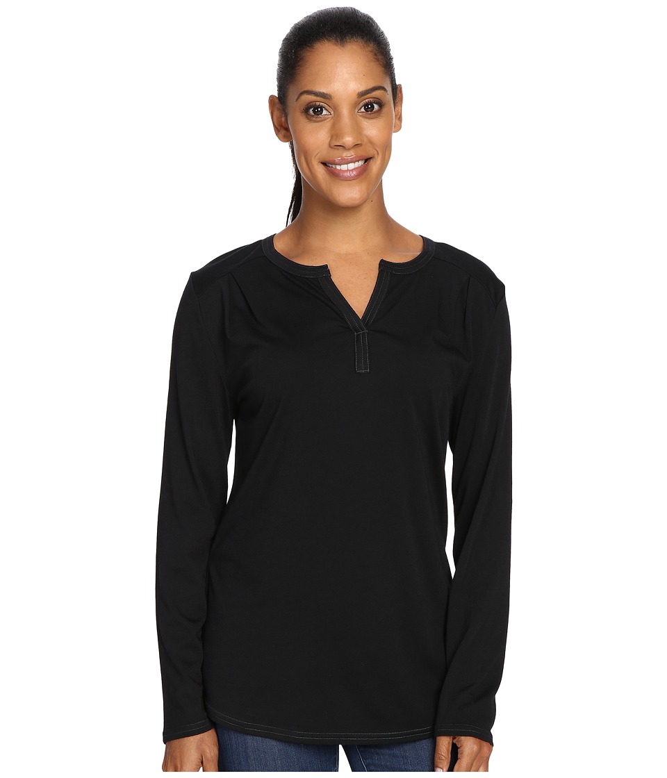 Royal Robbins Go Everywhere(r) Henley (Jet Black) Women