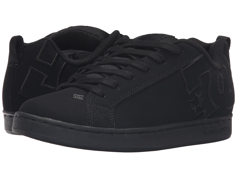 DC Court Graffik SE W (Black/Black/Black) Women's Skate Shoes