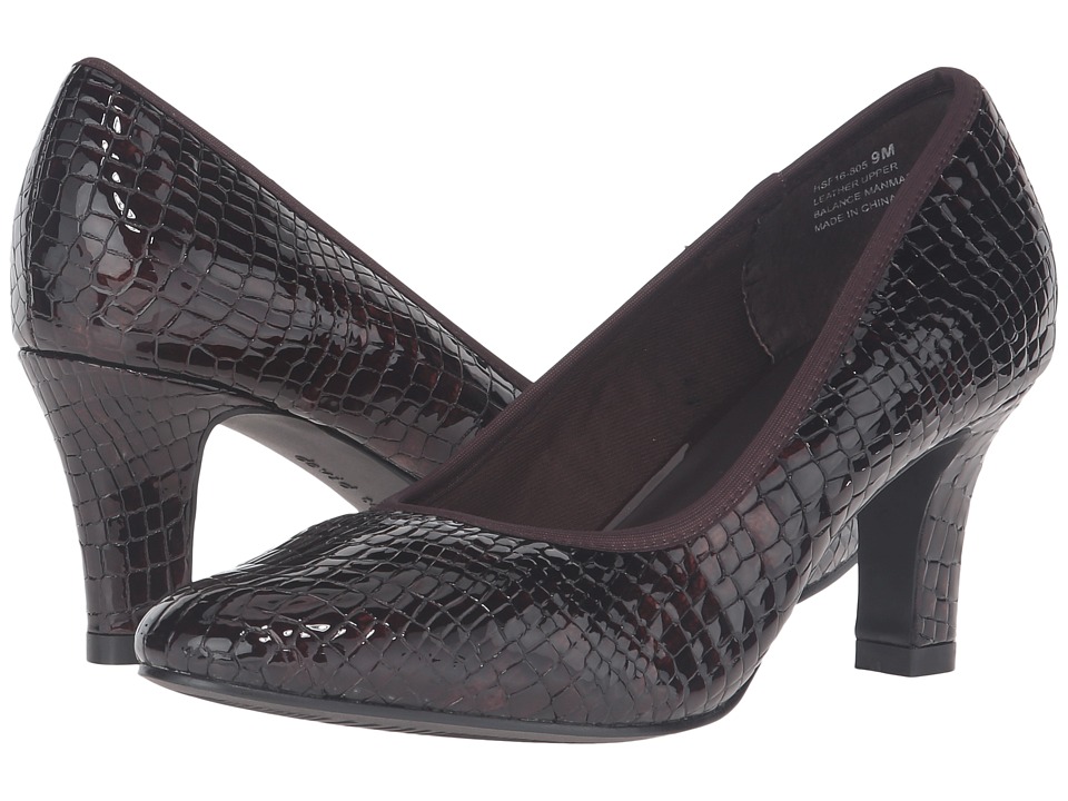 David Tate - Peggy (Brown Croc Patent Print) Women