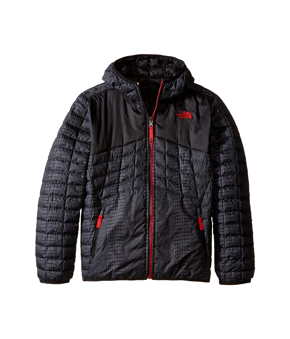 The North Face Kids - Reversible Thermoball Hoodie (Little Kids/Big Kids) (TNF Black Croc Print) Boy