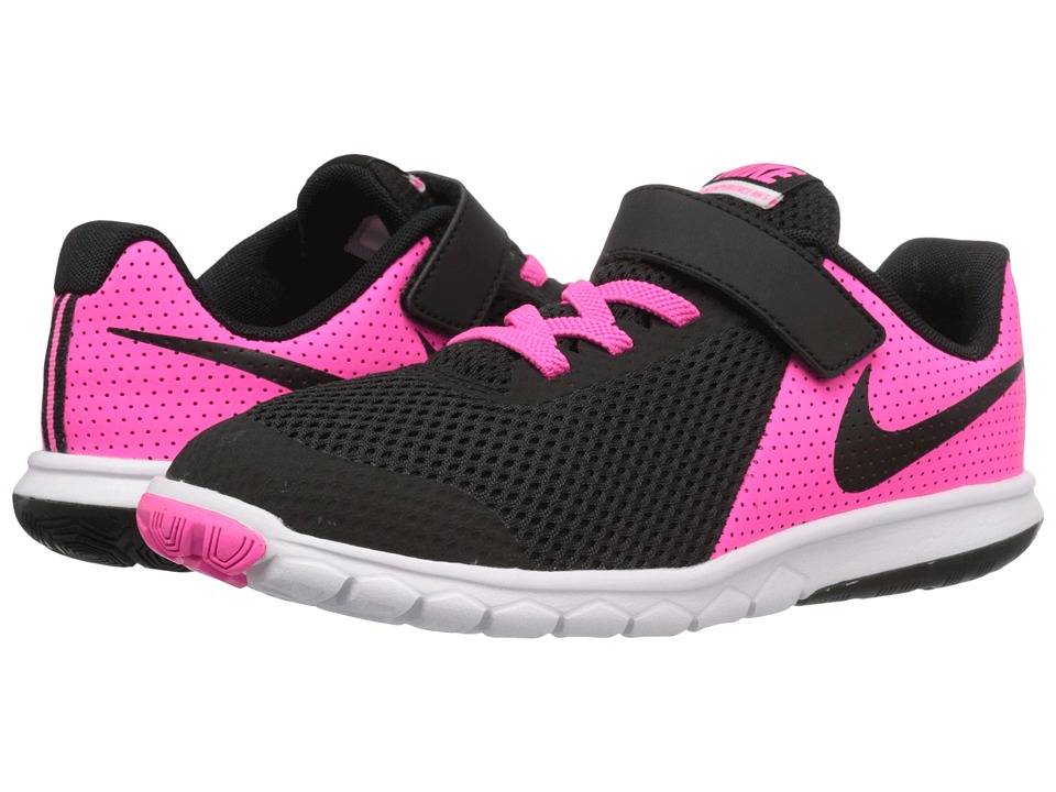 Nike Kids Flex Experience 5 (Little Kid) (Pink Blast/White/Black) Girls Shoes