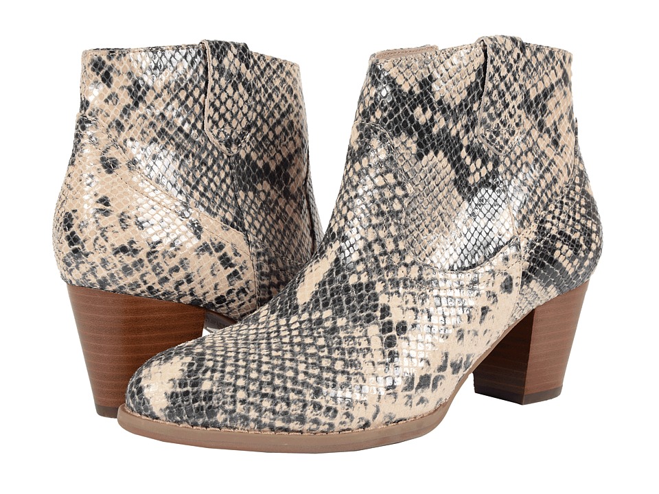 VIONIC - Upright Windom Western Ankle Boot (Natural Snake) Women