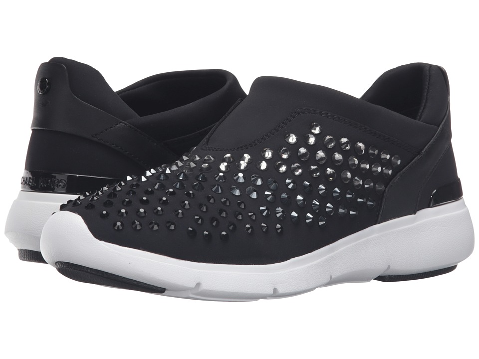 MICHAEL Michael Kors Ace Trainer (Black Scuba/Vachetta) Women