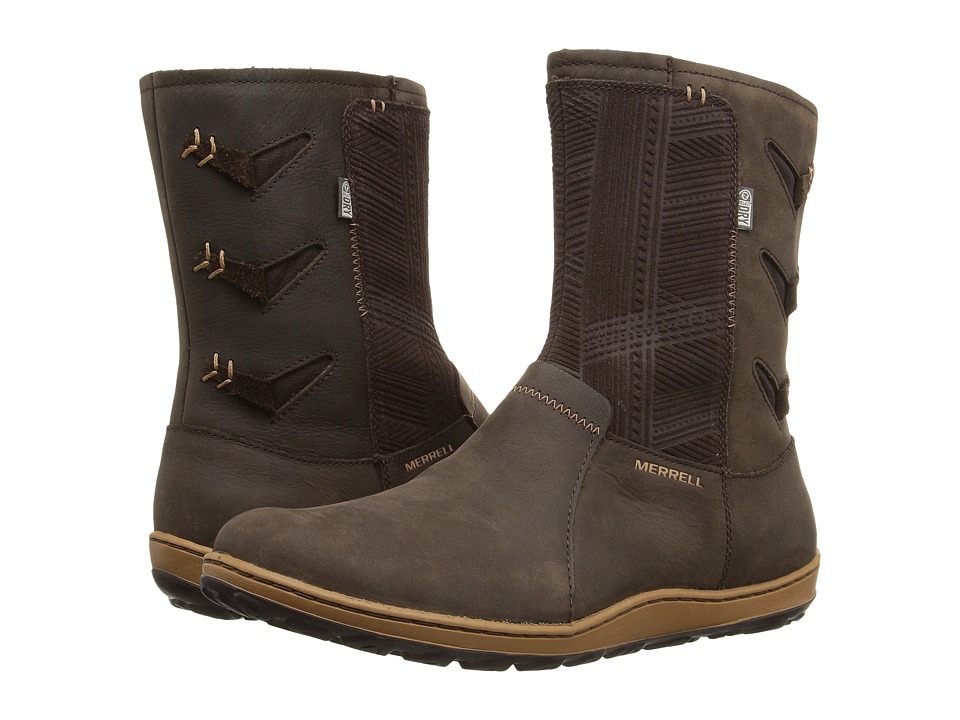 Merrell - Ashland Vee Mid Waterproof (Seal Brown) Women