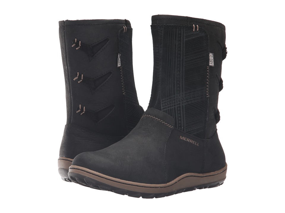 Merrell - Ashland Vee Mid Waterproof (Black) Women