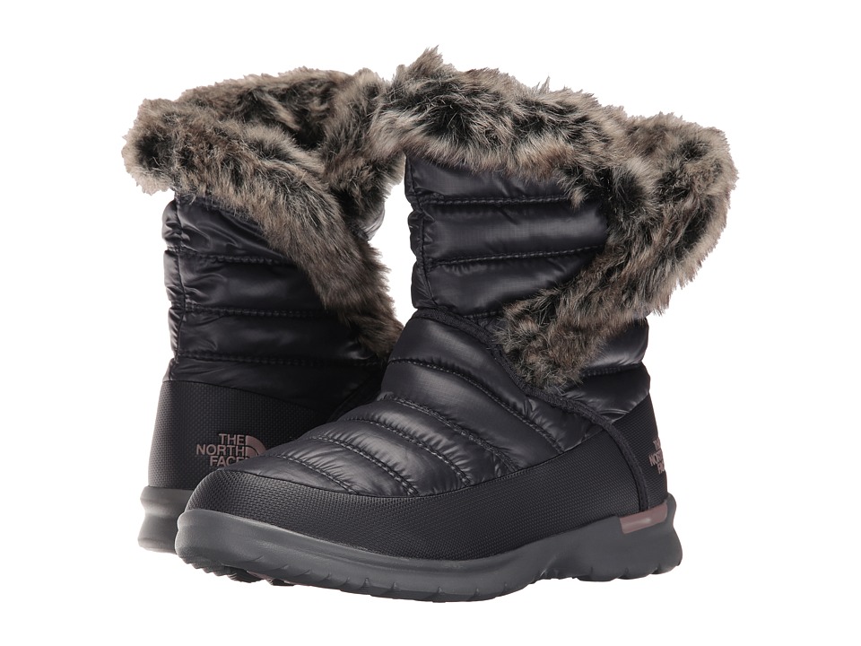 The North Face - ThermoBall Microbaffle Bootie II (Shiny Nine Iron Grey/Quail Grey) Women