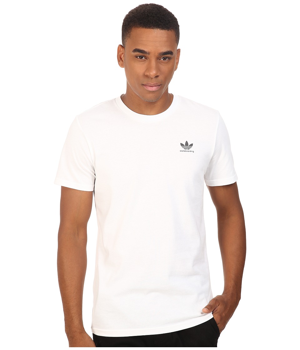 adidas Skateboarding Clima 2.0 Tee (White/Black) Men