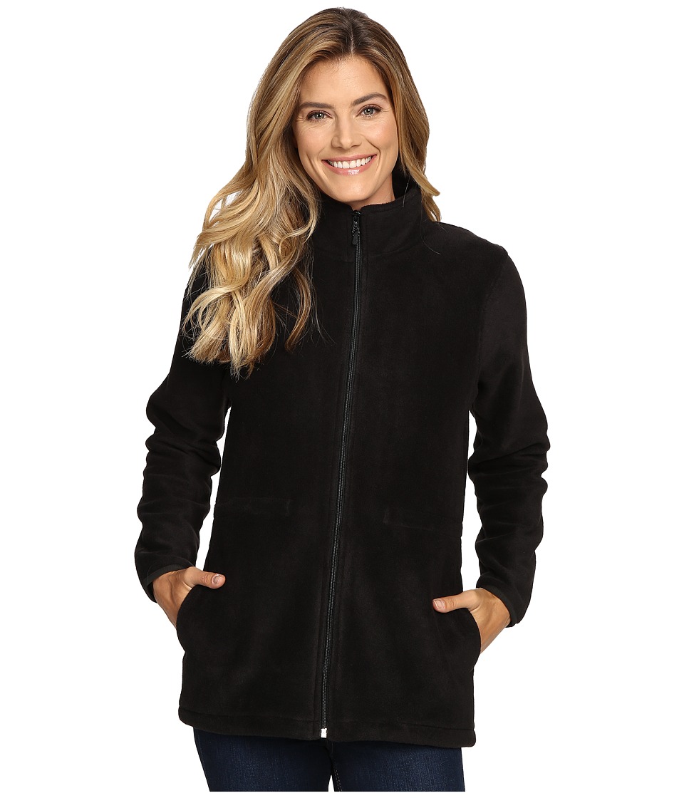 Woolrich Andes Fleece Long Jacket (Black) Women