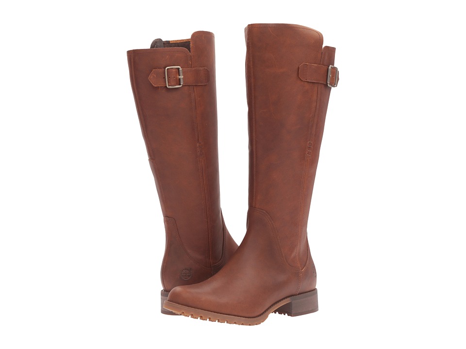 Timberland Banfield Tall All Fit Waterproof Boot (Dark Brown Full Grain) Women