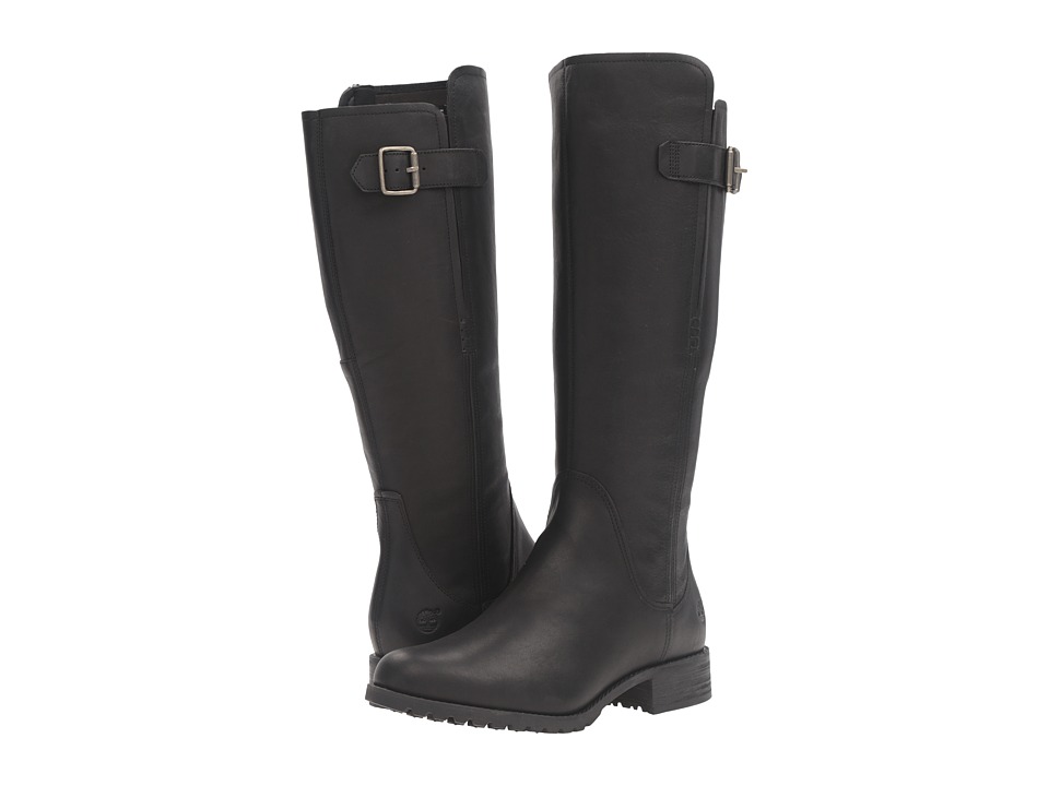 Timberland Banfield Tall Waterproof Boot (Black Full Grain) Women
