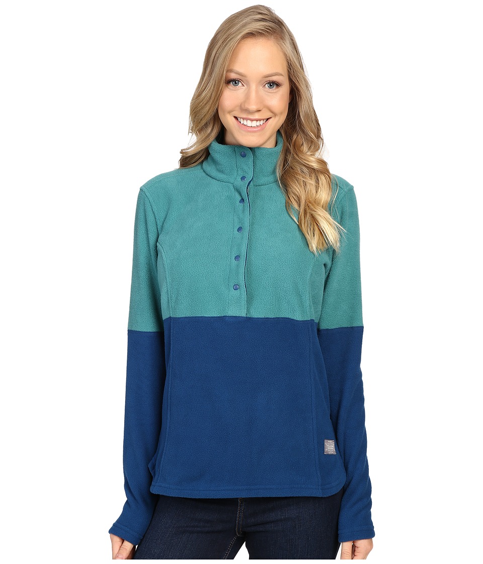 Toad&Co - Liftie Fleece Pullover (Marine Green) Women