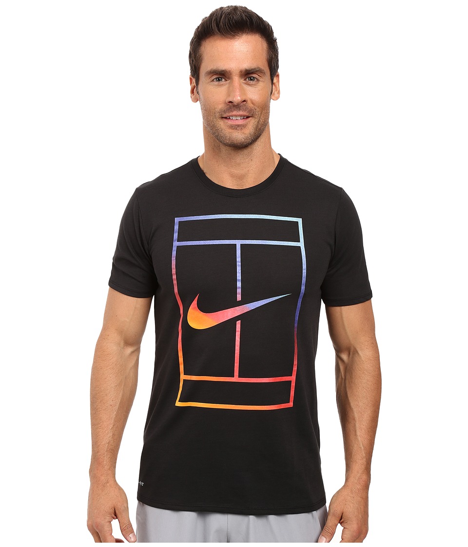 Nike - Court Tennis T-Shirt (Black) Men