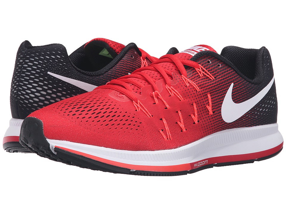 Nike - Air Zoom Pegasus 33 (University Red/White/Black/Bright Crimson) Men