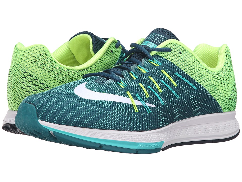 Nike - Air Zoom Elite 8 (Midnight Turquoise/White/Clear Jade/Volt) Men