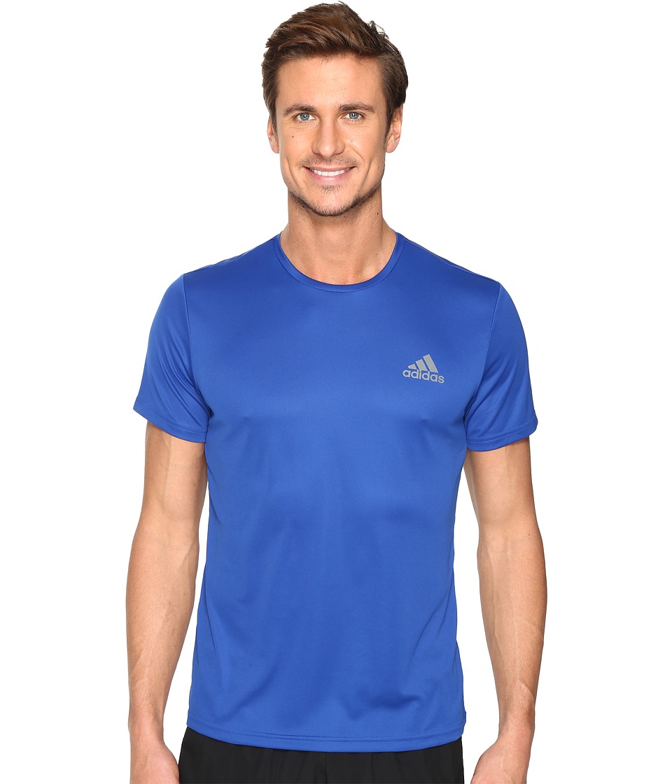 adidas Essential Tech Crew Tee (Collegiate Royal/Vista Grey) Men