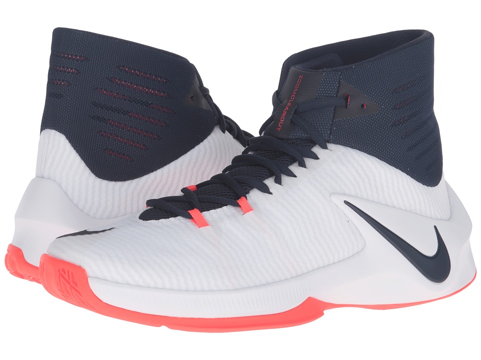 Nike - Zoom Clear Out (White/Bright Crimson/Obsidian) Men