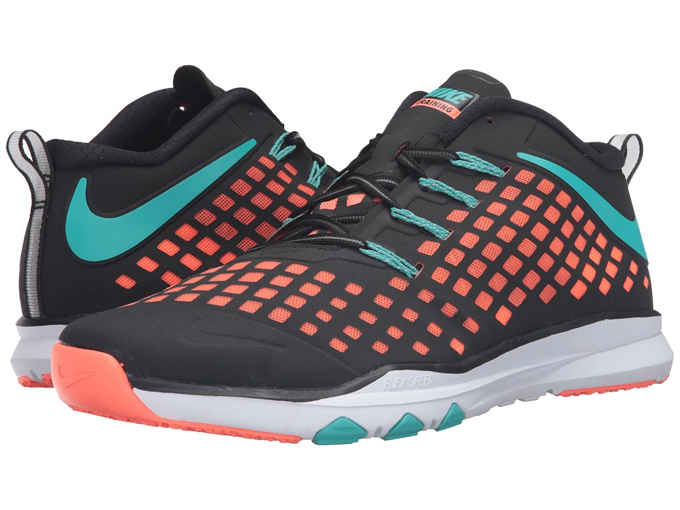 Nike - Train Quick (Black/Bright Mango/Hyper Jade) Men