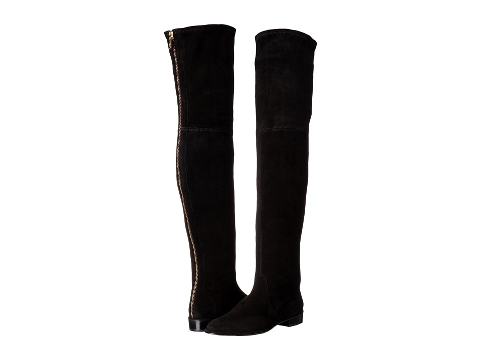 Stuart Weitzman - Thighscraper (Black Suede) Women